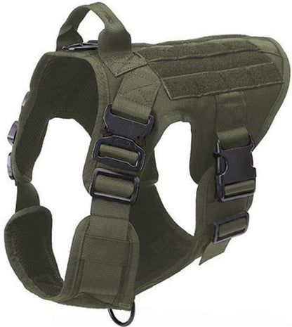 Tactical Dog Seat Belts, Military Adjustable Vest Seat Belts German Shepherd S Tension Free Metal Double Hook Seat Belts Labrador In Training  Walking